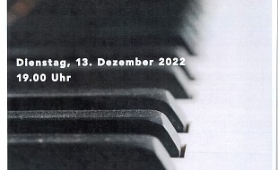 Fachbereichskonzert Klavier am 13.12.2022 um 19.00 Uhr