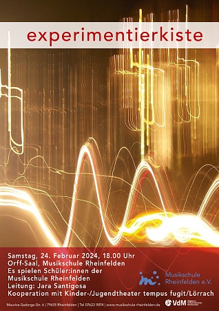 Experimentierkiste am 24.02.2024, 18.00 Uhr Lichthof Rheinfelden