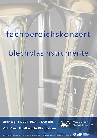 Fachbereichskonzert Blechblasinstrumente