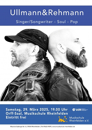 Ullmann&Rehmann, 29.3.2025, 19.00 Uhr