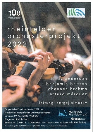 Orchesterprojekt - Vorverkauf läuft
