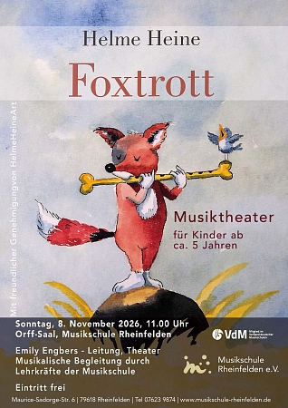 Sitzkissenkonzert: Foxtrott für Kinder ab 5 Jahren